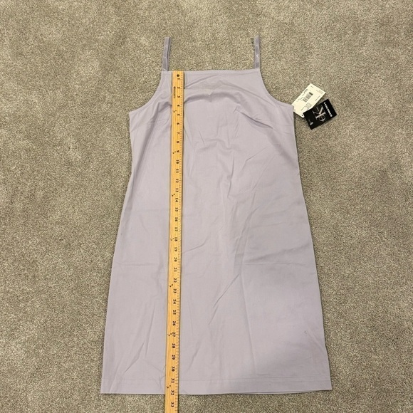 Y2K Vintage Calvin Klein Deadstock Lavender High Neck Mini Sun Dress Size 8 NWT - Picture 3 of 7